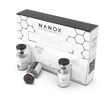 GHRP-6, 5 VIALS x 5MG Nanox Nanox